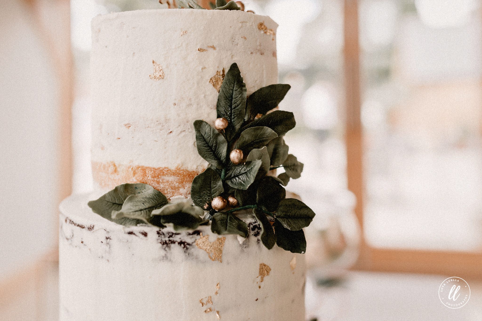 Close Up Of The Wedding Cake