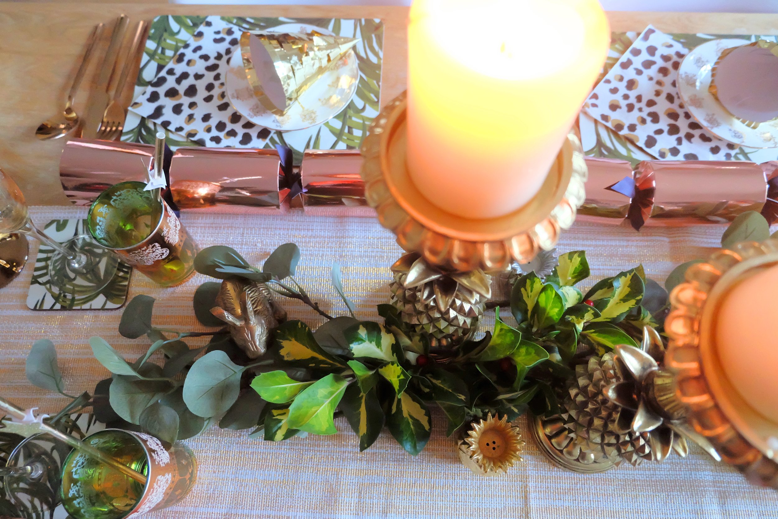 A Tropical Glam Inspired Christmas Table — Manchester Lifestyle Blog