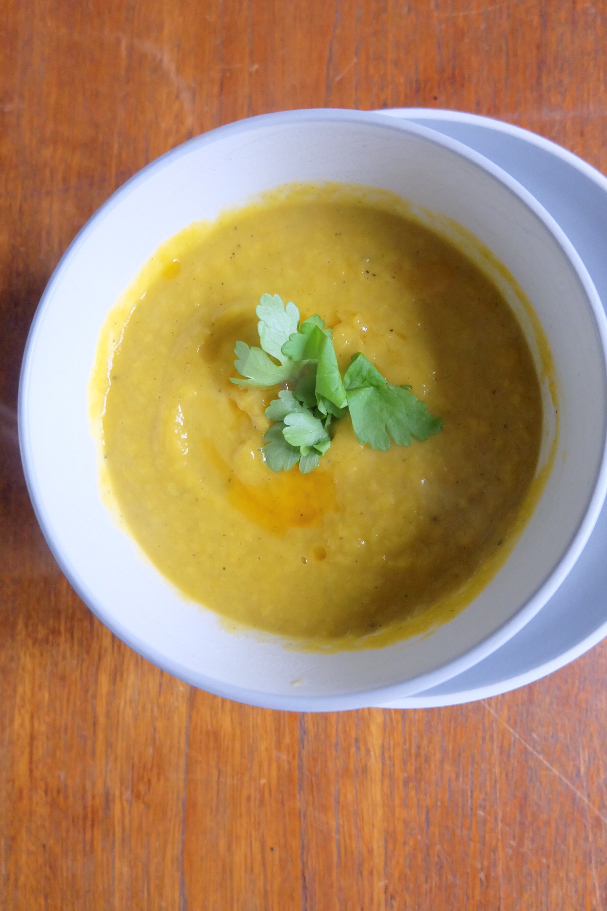 Sweet Potato &amp; Leek Soup 