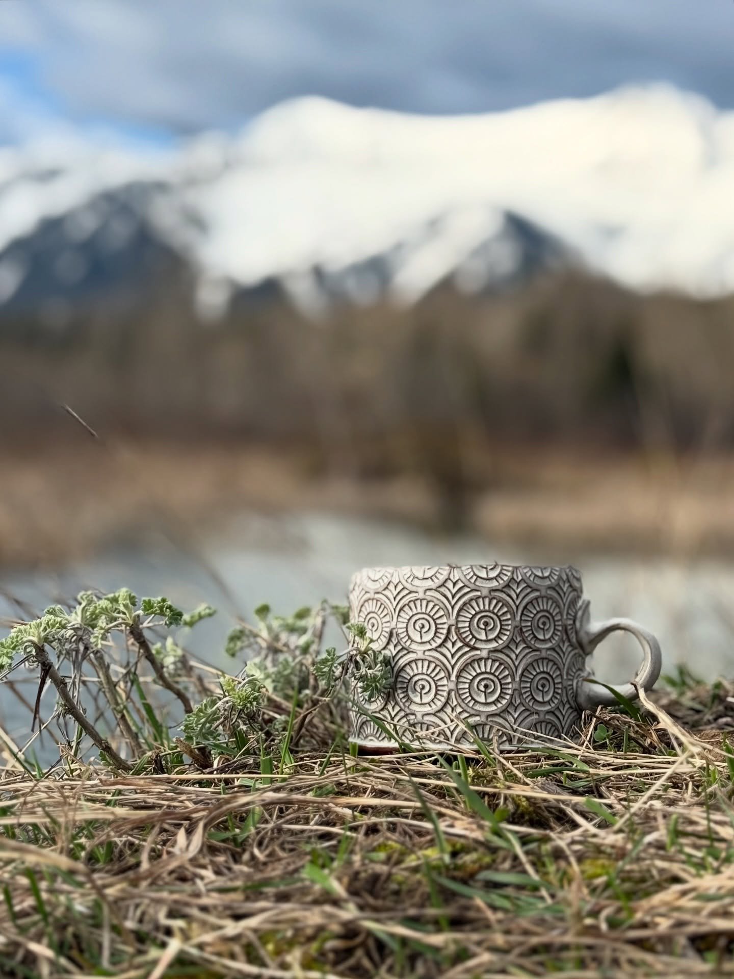 I may have knelt in some fresh goose poop to take this picture. As you know, I like to immerse myself in the process.

I feel like this stamp looks like a radio tower with little radio waves emanating from it. It&rsquo;s a celebration of radio. Whoop