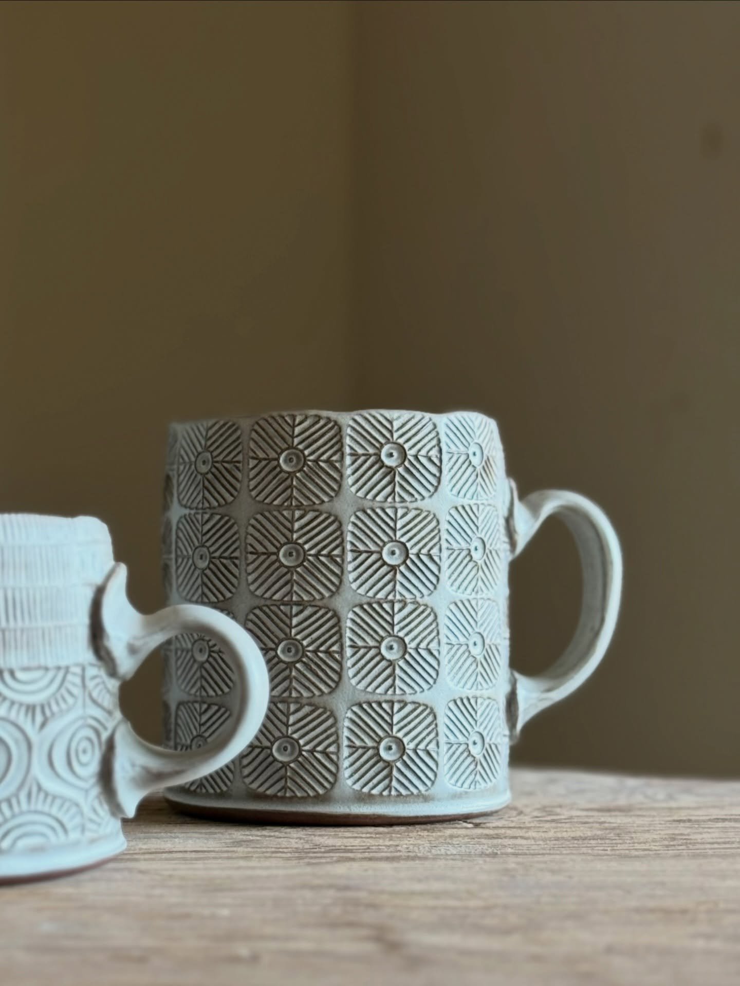 Soooooo, remember how I said I&rsquo;ve been testing testing testing? Well, because of all that glaze testing, I now have a largish collection of pretty mugs who also happen to be (barely) seconds.

That&rsquo;s a lot of mugs with one-off glaze tests