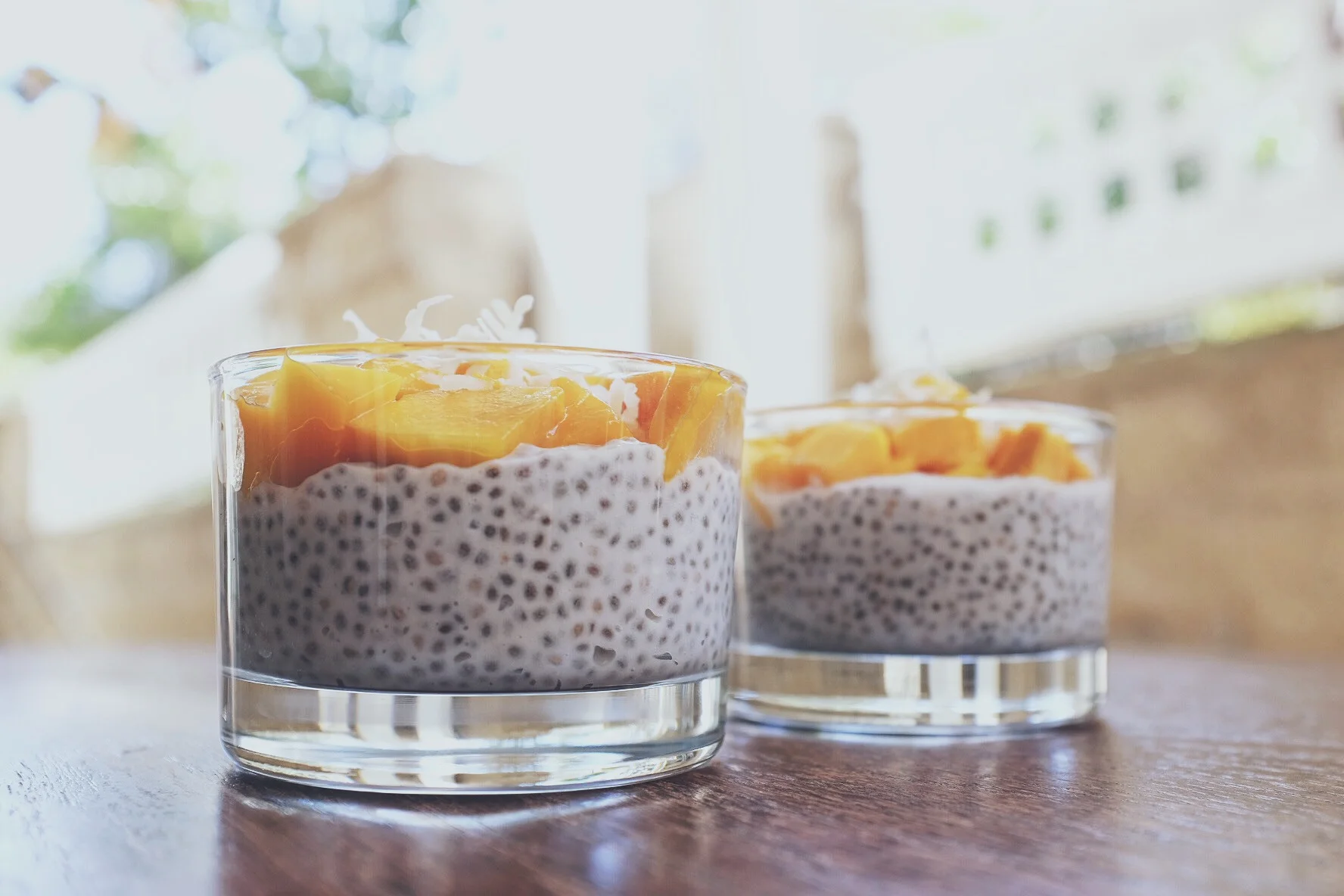 Mango Coconut Chia Pudding