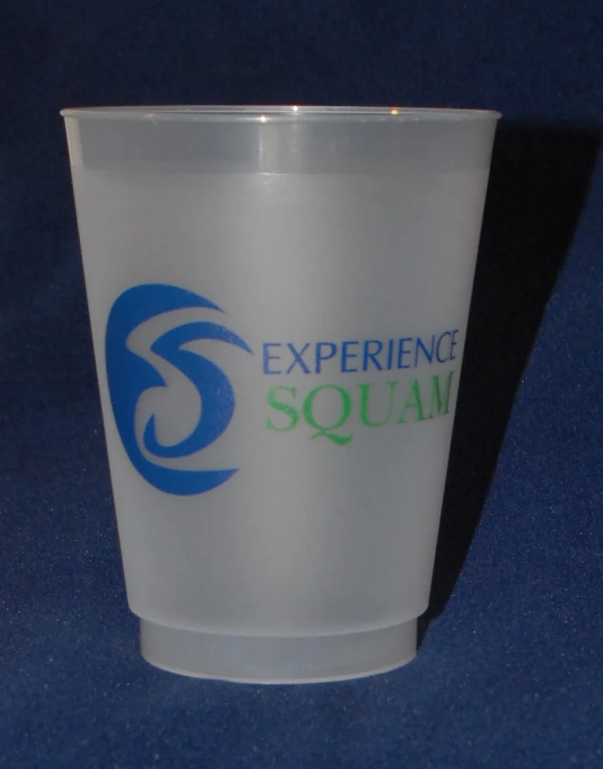 16 oz Unbreakable Frosted Disposable Cup Set of 6  Experience Squam