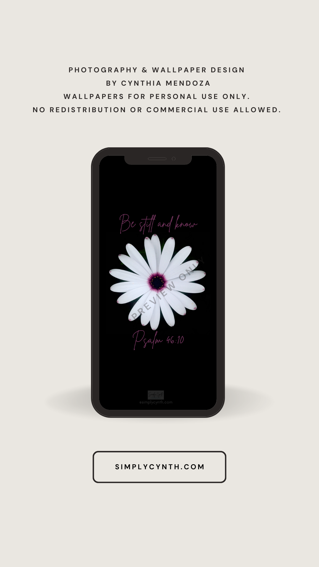 IPhone Wallpaper Mockup - Be still and know.png