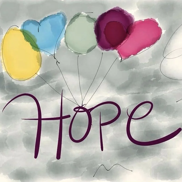 Whether it floats or flies, hope always rises to the top. / Illustration by Cynthia Mendoza / Copyright 2015 - 2019