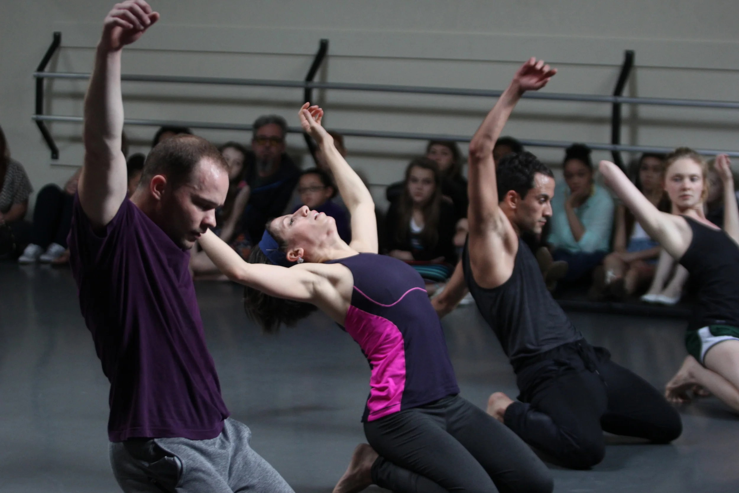 Dancers perform Aimless Young Man at DCCD UNDRESSED