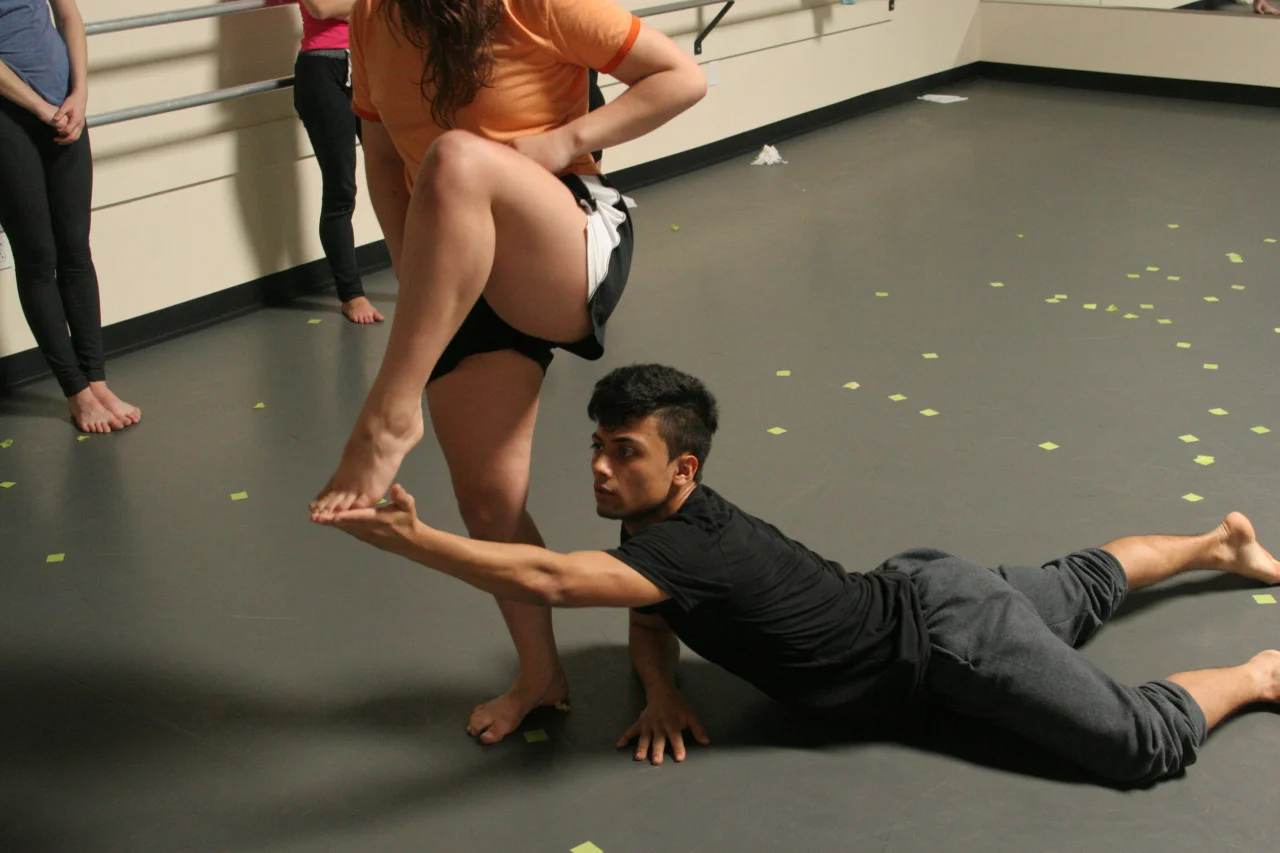Dancers Steffani Lopez & Jesse Castaneda in rehearsal for Joshua L. Peugh’s ‘White Day’
MAR 13-15
GET TICKETS: http://www.darkcirclescontemporarydance.com/