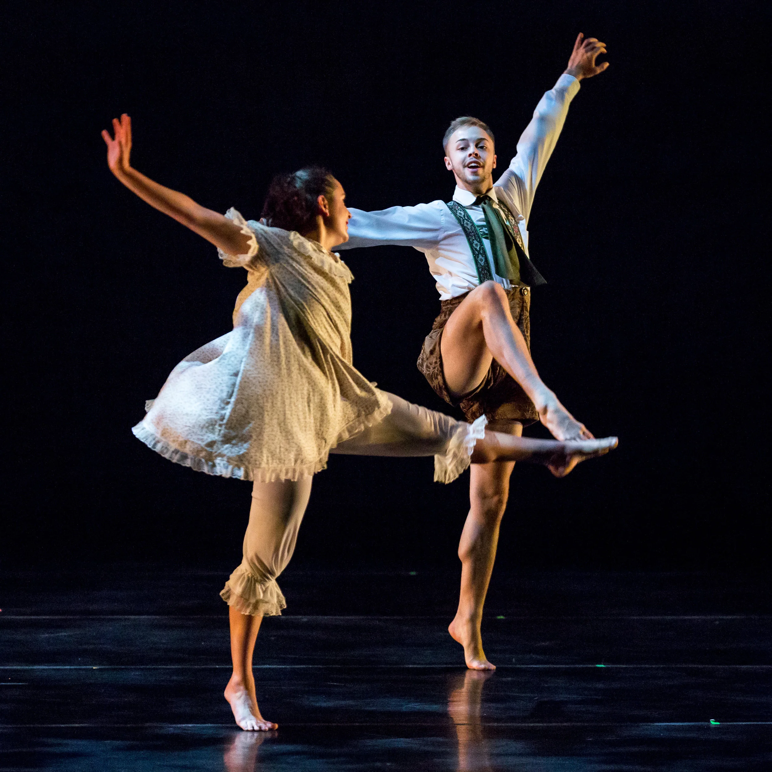 Nicholas & Lena in Big Bad Wolf. Photo by Sharen Bradford