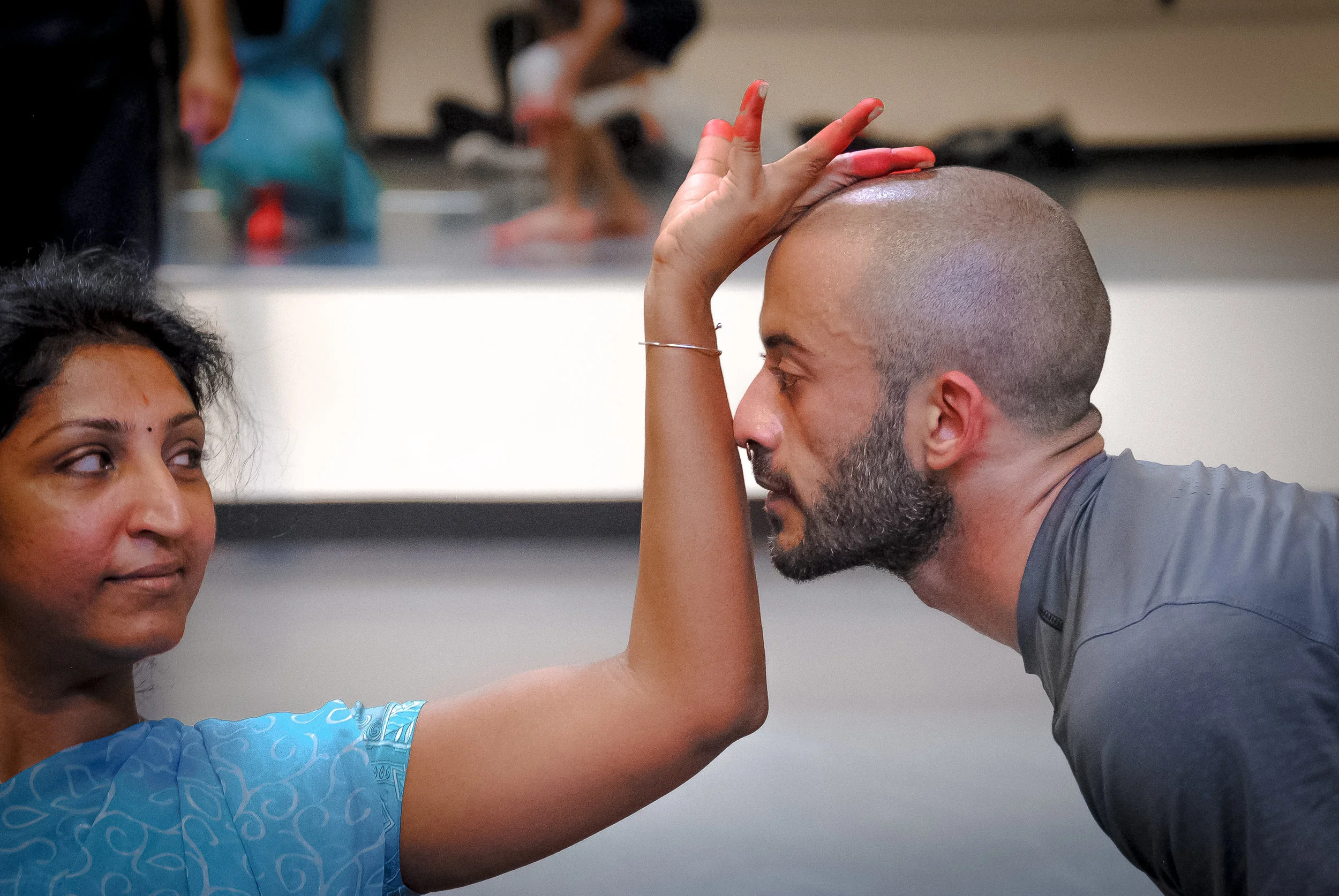 Bhuvana & Chadi El-Khoury in rehearsal.