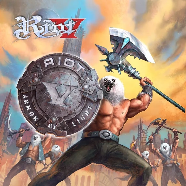 Cult New York heavy metal band and godfathers of power metal, RIOT V , will release their 16th album entitled, Armor Of Light , on April 27th via Nuclear Blast . Today, the band is pleased to release the third trailer for this upcoming masterpiece. Check it out and find out more about Armor Of Light : https://youtu.be/aZpI5rFQNT4 The first parts can be seen here: Trailer #1: https://youtu.be/h7ZqncPcY6Y Trailer #2: https://youtu.be/PRFI0XBB-IE The lyric video of the first single "Victory" can be seen here: https://youtu.be/pZkUCklg5Bs The album will be available on colored vinyl (black, silver, red) 2-LP in gatefold and as a limited CD-Digipak-Edition, both including the two bonus tracks "Unbelief" as well as a new recorded version of their classic hymn "Thundersteel" . The Digipak CD also includes a 13 track bonus CD, recorded at the legendary German "Keep It True Festival" 2015. The bonus CD was mixed and mastered by Sebastian "Seeb" Levermann at Greenman Studios ( www.greenman-studios.de ) The track listing of Armor Of Ligh t: 1. Victory 2. End Of The World 3. Messiah 4. Angel's Thunder, Devil's Reign 5. Burn The Daylight 6. Heart Of A Lion 7. Armor Of Light 8. Set The World Alight 9. San Antonio 10. Caught In the Witches Eye 11. Ready to Shine 12. Raining Fire Pre-order Armor Of Light now: http://nuclearblast.com/riotv-armoroflight Last week, RIOT V released the first single off the new album: " Victory" . Listen and watch, here: https://youtu.be/pZkUCklg5Bs The album was produced by Chris "The Wizard" Collier ( METAL CHURCH , FLOTSAM & JETSAM , SLIPKNOT , KORN a.o.), while the cover artwork was created by Mariusz Gandzel ( CRYSTAL VIPER a.o.). The new songs promises to please fans of the Thundersteel -era of RIOT , as main song writer and long time Mark Reale music collaborator Don Van Stavern undertakes a lot of the writing as he did on Thundersteel , The Privilege Of Power and the latest offering Unleash The Fire .