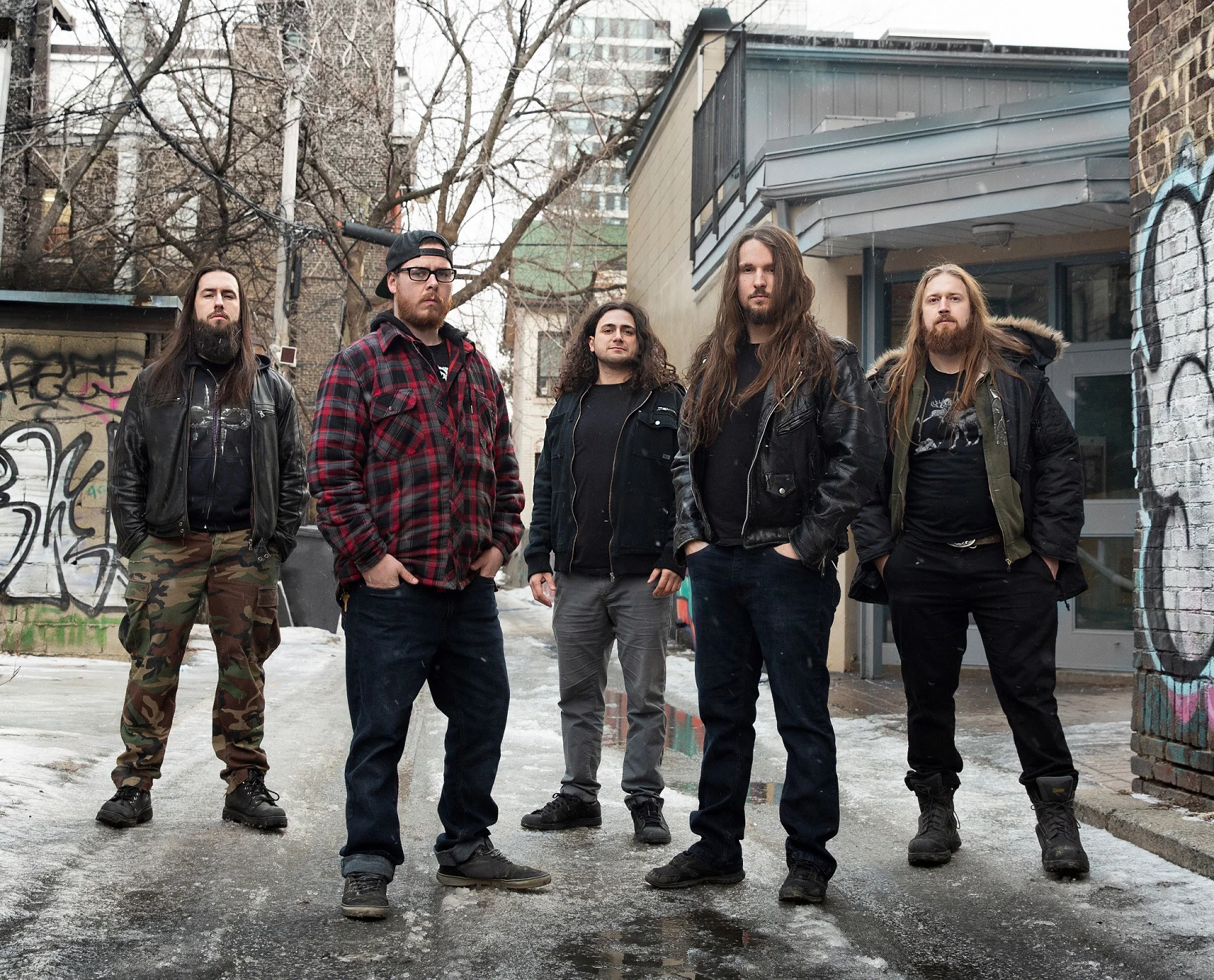 L-R: Tyler Williams - Guitars, Josh Stephney - Vocals, Jeff Wilson - Guitars, Dan Ayers - Bass/Vocals, Fernando Villalobos- Drums Photo Credit: Deborah Lawrence SLUDGEHAMMER are now ready to pummel the masses with their new album "Antechamber" ready to destroy eardrums as of April 12, 2019. Heavy and groovy, the Toronto quintet delivers the goods with astounding precision and the confidence of a world-class band. Fans around the world, especially those with an ear for Decapitated, Pantera, Lamb Of God, and Cannibal Corpse can dig into this slice of groovy progressive melodic death brutality. The band comments: ''This has been 3 years in the making. More blood, sweat, tears and passion went into this album than any of our previous releases. It almost killed us, but in the end, all the hard work was worth it. We made something that we enjoy listening to from front to back and now finally we get to share it with the world. In our opinion, that's what it's all about. Providing an entertaining and hardcore escape for everyone to experience." "Antechamber" is available for download and streaming on the following platforms: Bandcamp Spotify iTunes Amazon Music Video - "Climatic Death" https://youtu.be/UnkIBsqGs3c Metalheads moshing in Ontario and Quebec will be able to experience the SLUDGEHAMMER madness live on the following dates: April 12 - Toronto, ON - Coalition T.O April 13 - Hamilton, ON - Club Absinthe April 19 - Montreal, QC - Piranha Bar April 20 - Ottawa, ON - Café Dekcuf April 27 - Kitchener, ON - Boathouse May 3 - Brantford, ON - Our Place May 11 - London, ON - Old East 765
