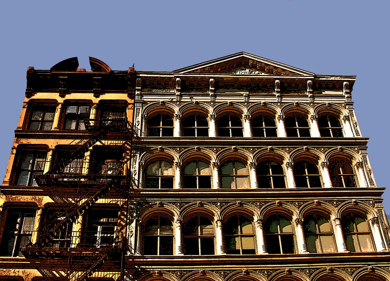 SoHo Lofts (New York), digitally enhanced photograph, 2009