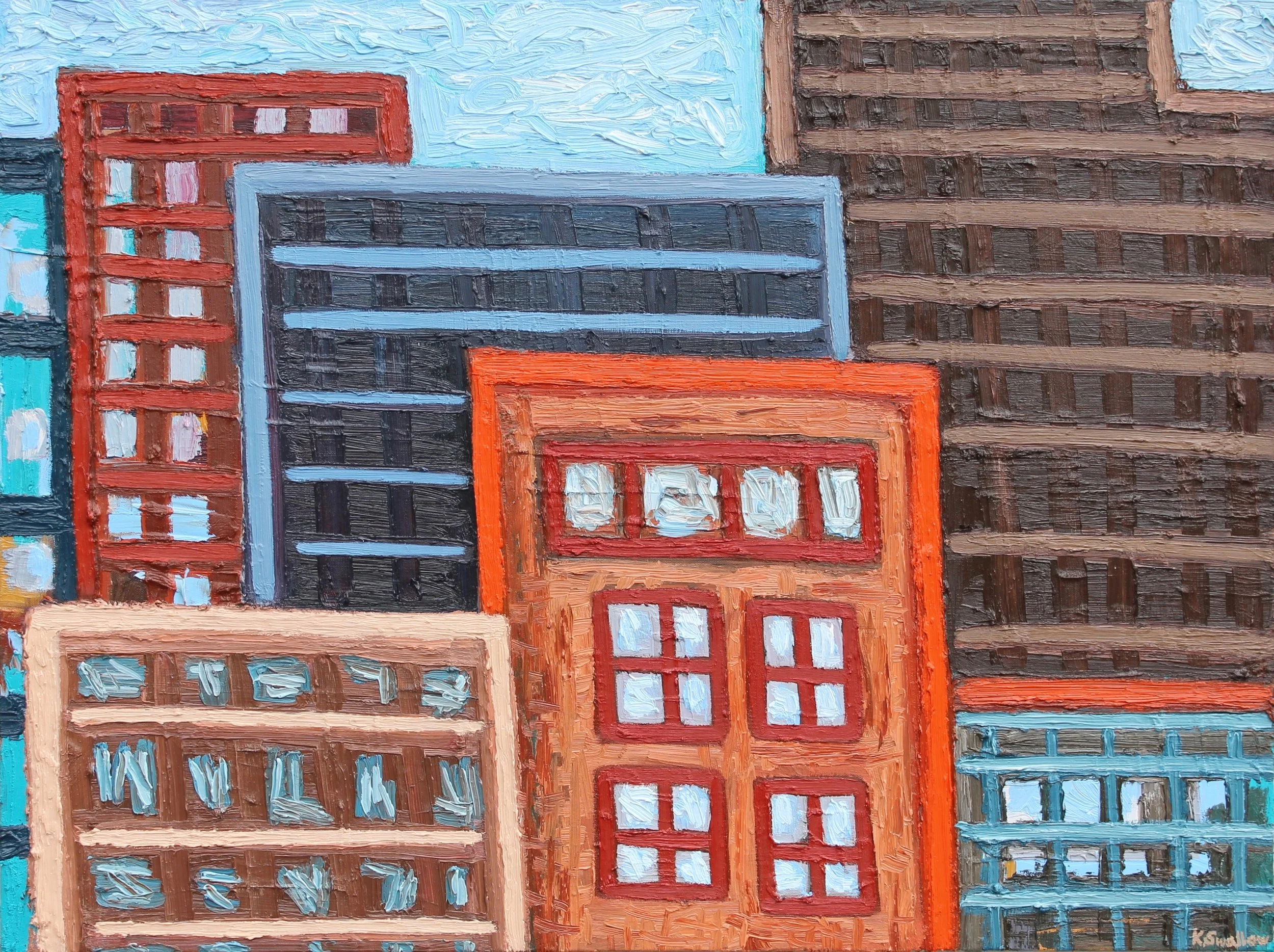 A Little Uneven , oil on canvas, 30x40, 2018
