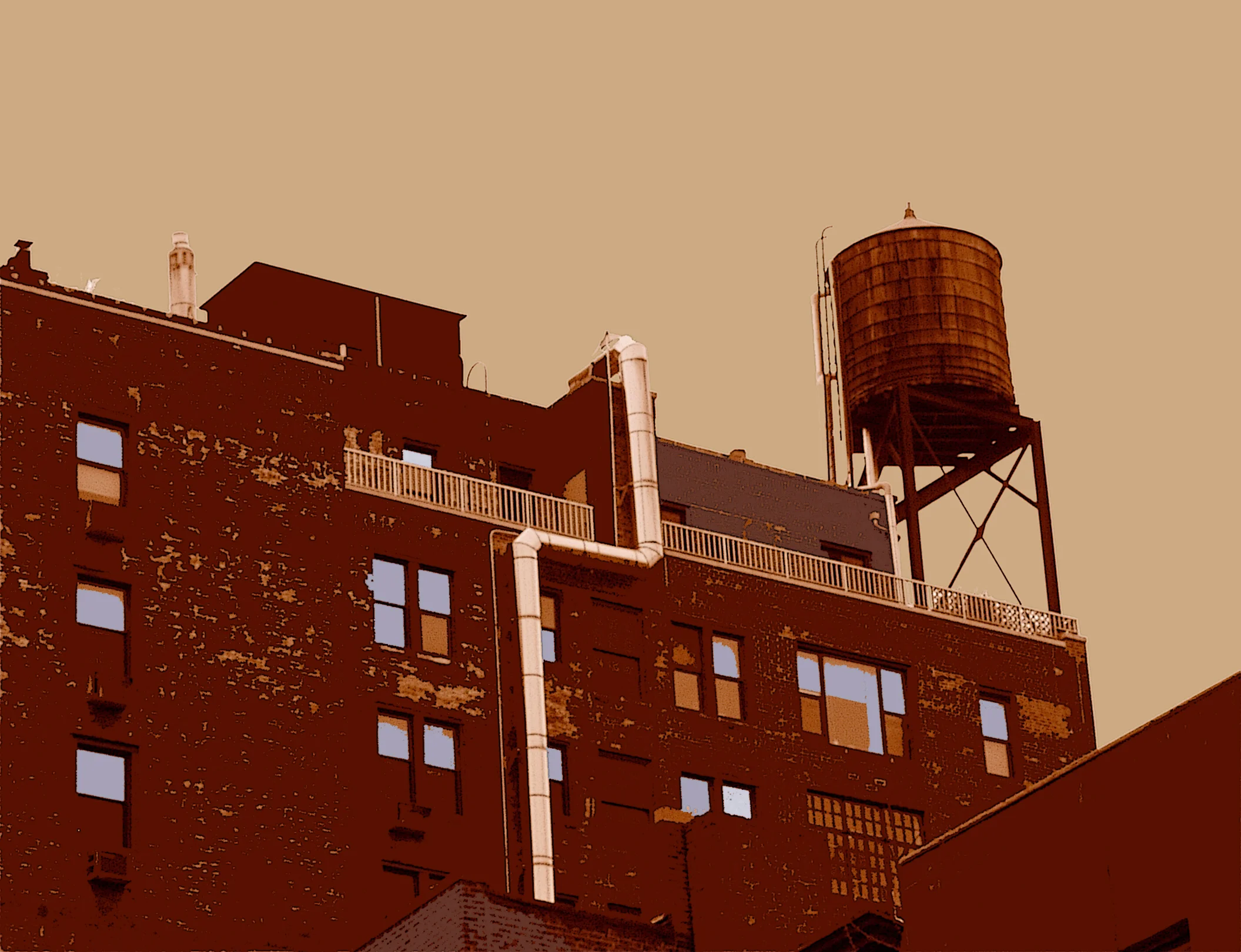 The Pipe (New York), digitally enhanced photograph, 2009.jpg