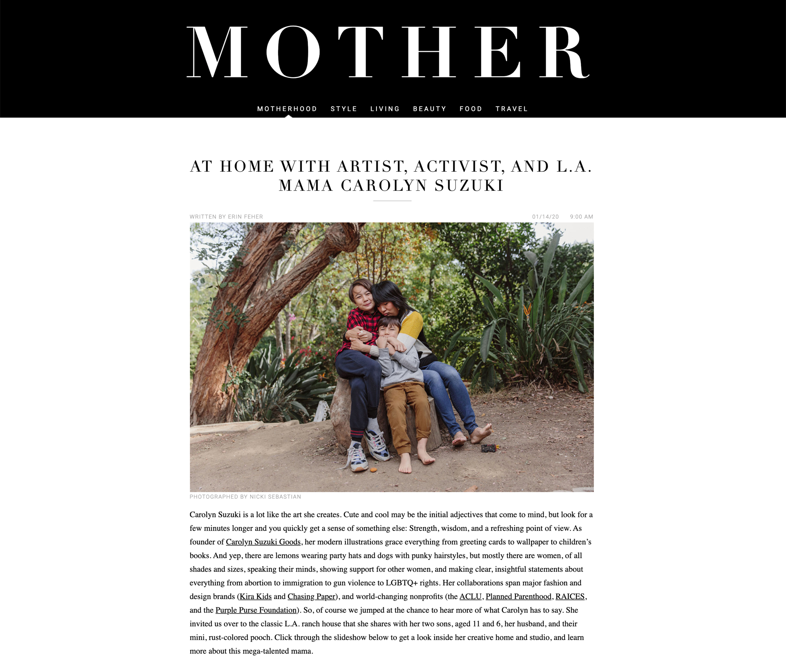 Mother Magazine, January 2020