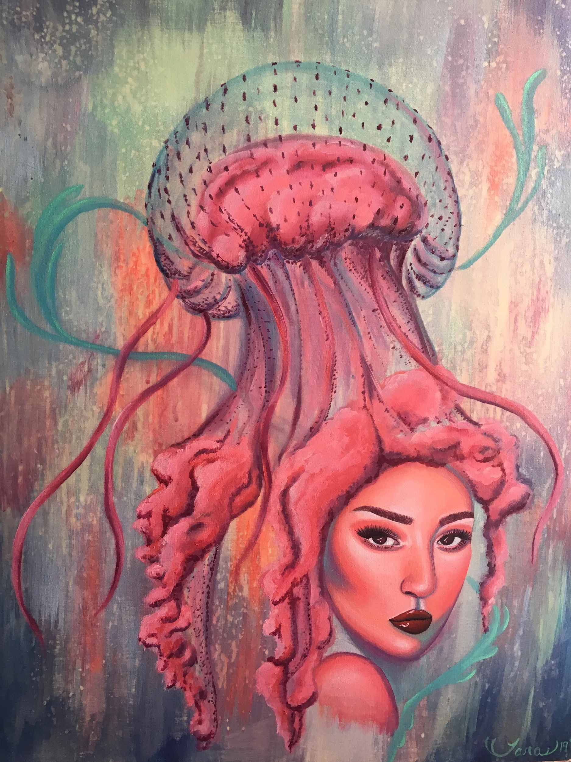 “Restoration” 2019 Oil on wood 20”x16”