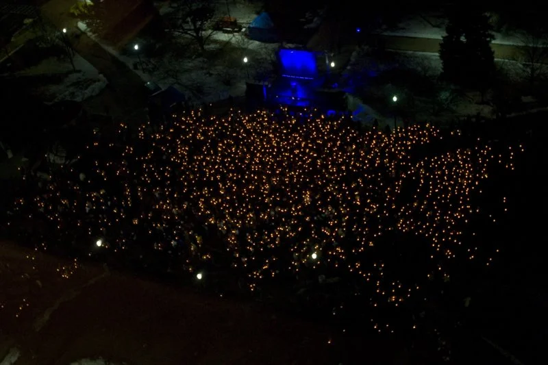 2/14/09 - NIU Remembers Vigil
