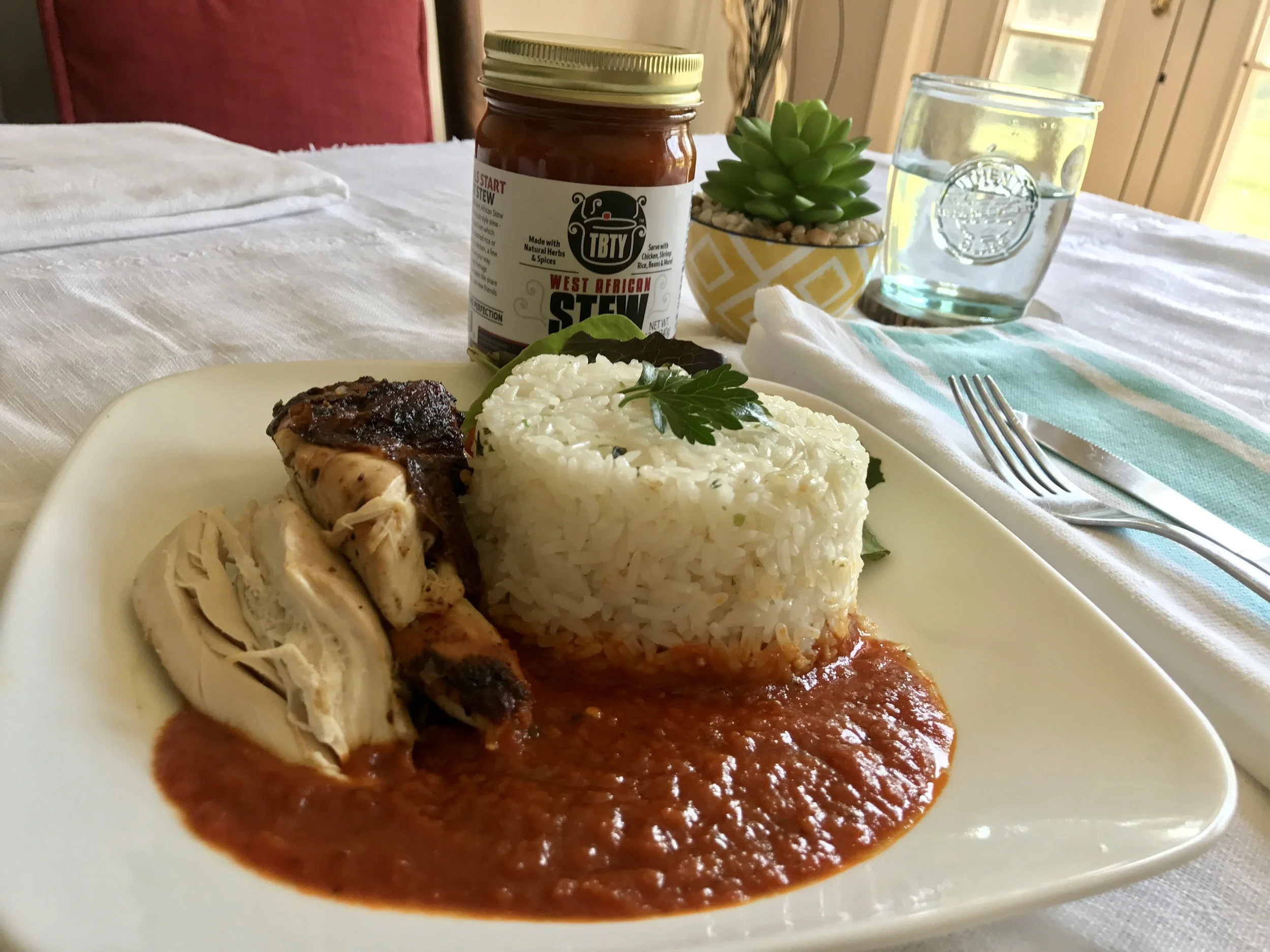 Classic Rice and Stew (Recommended with non-sticky rice.)