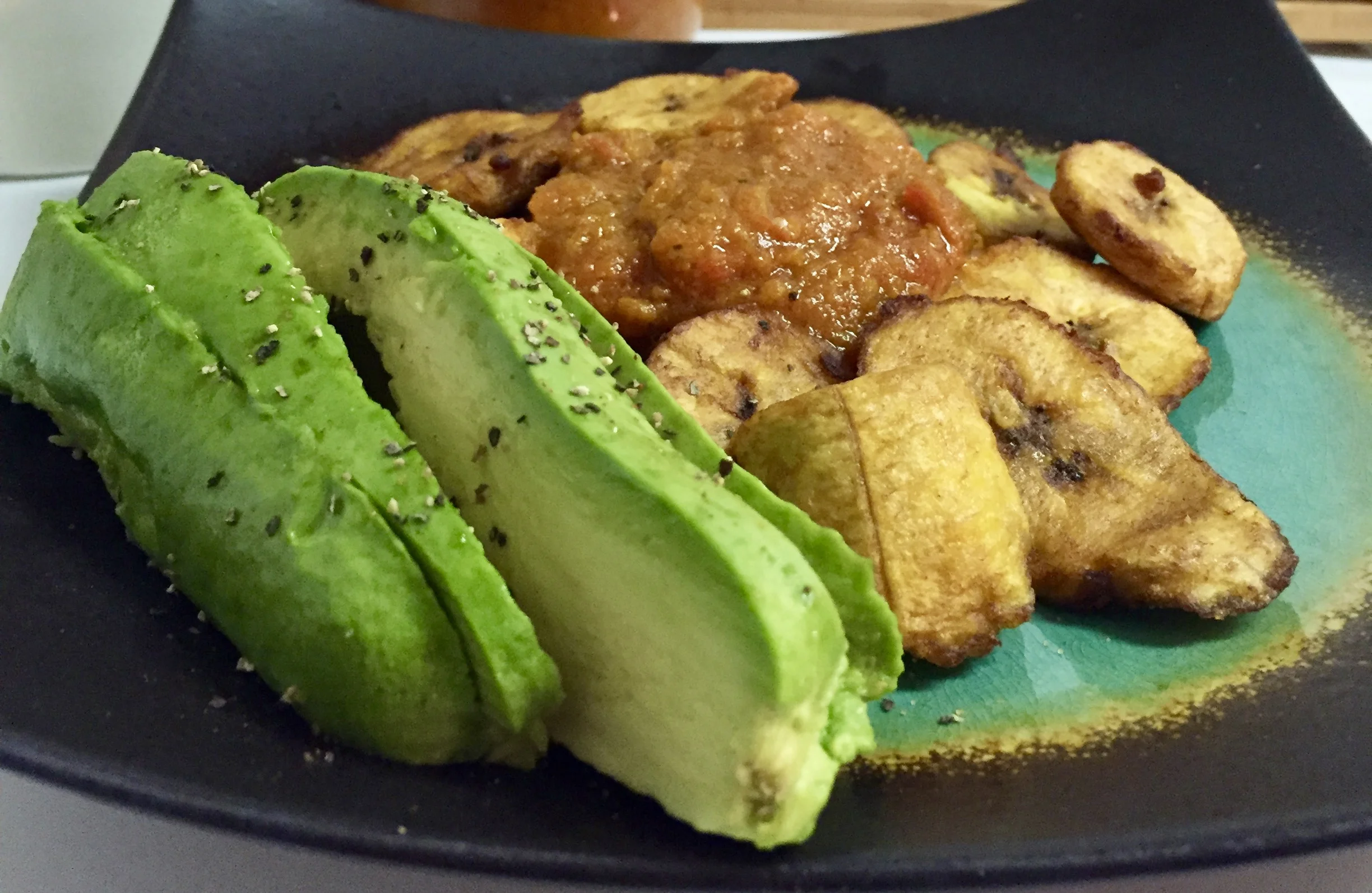Fried Plantains and Stew