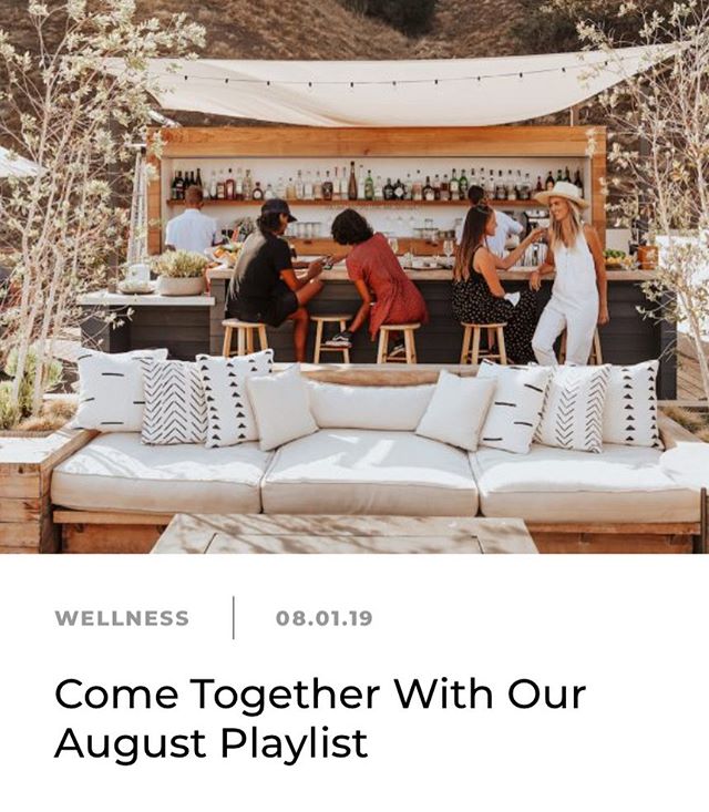 Hello, August! 👋🏼 Come together this month with our playlist we just dropped in honor of this month&rsquo;s editorial theme #CONNECTION 👫👩&zwj;❤️&zwj;👩👭. This playlist is meant to highlight the power of music that drives social bonds that are s