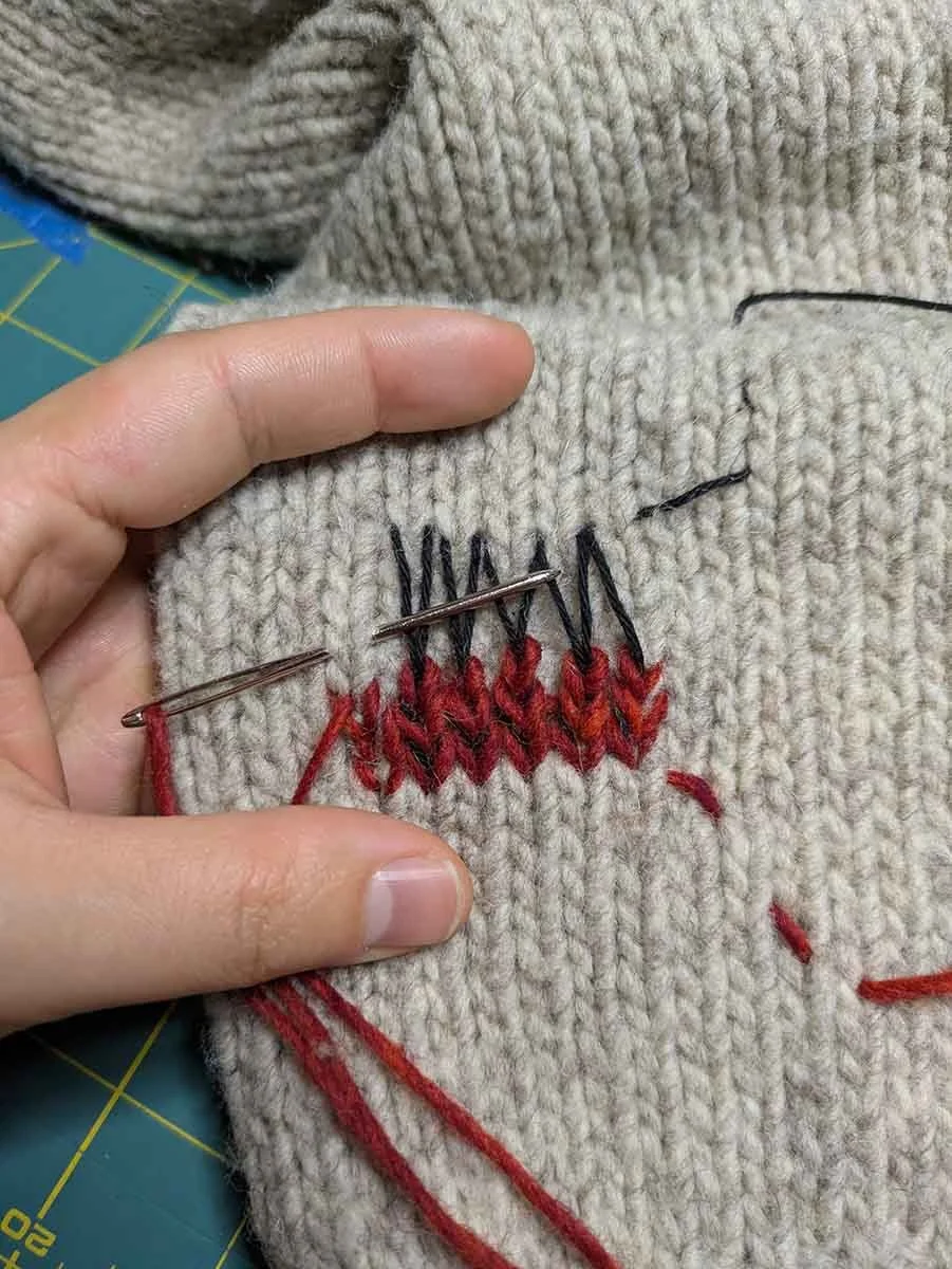 Intro to Swiss Darning at Maydel