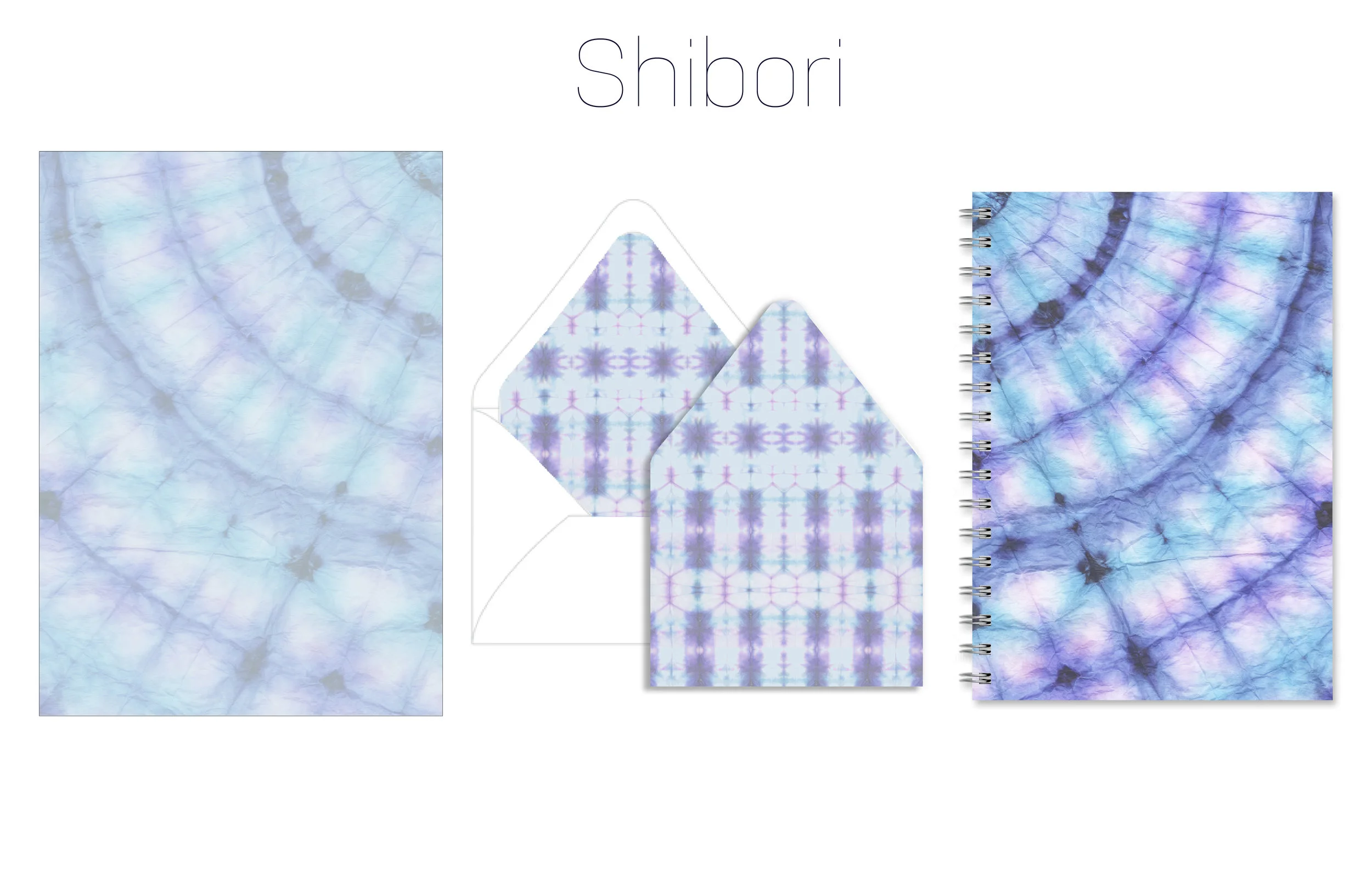 Shibori Stationery