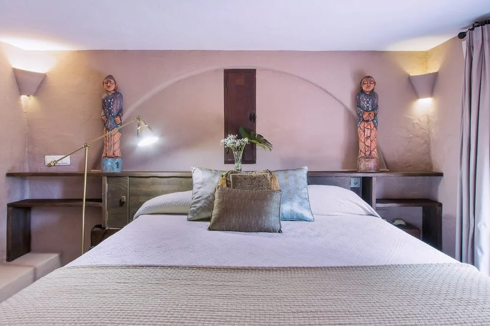 Yoga-Retreat-Venue-for-hire-Ibiza-44-ARCH ROOM DOUBLE BED 2.jpg