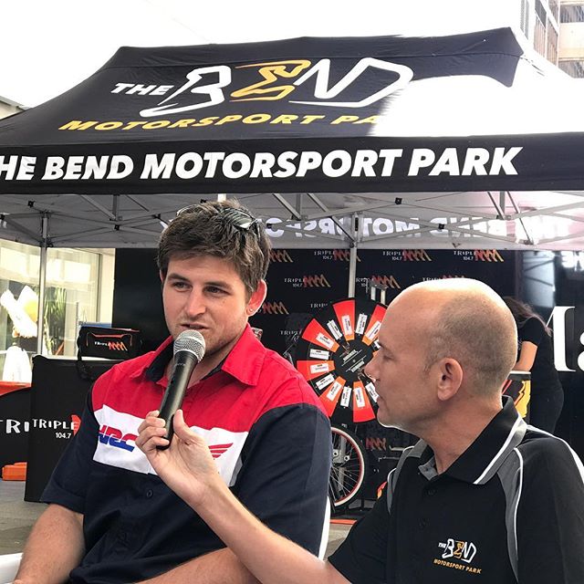 Great to work with Team Rees’ Damon Rees from New Zealand for this weekend’s #asbk #motofest19 #thebend #racingforchristchurch