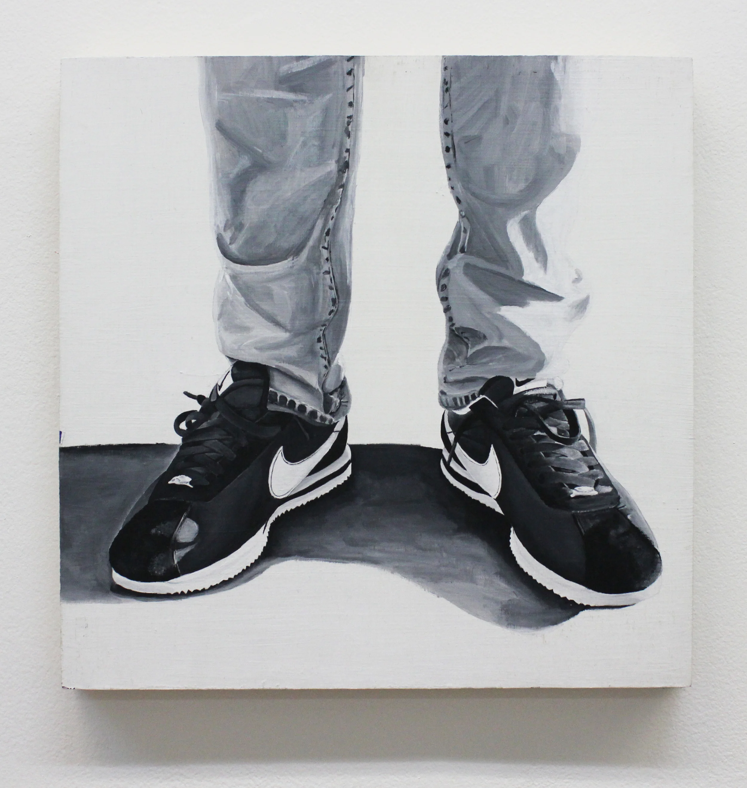 The Perez Bros. Untitled 2015 Acrylic on wood panel 18 in. x 18 in. 