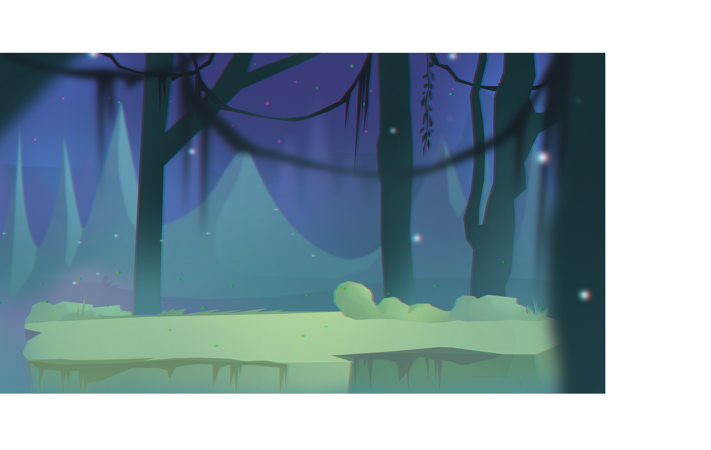 Background illustrations for Tiny Duels, 2015 iOS Game App / see whole project