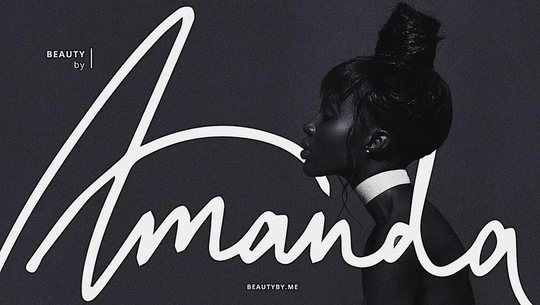 Hand-drawn Logo design and Branding for Amanda Sabic makeup studio. Prague, Czech Republic | 2017