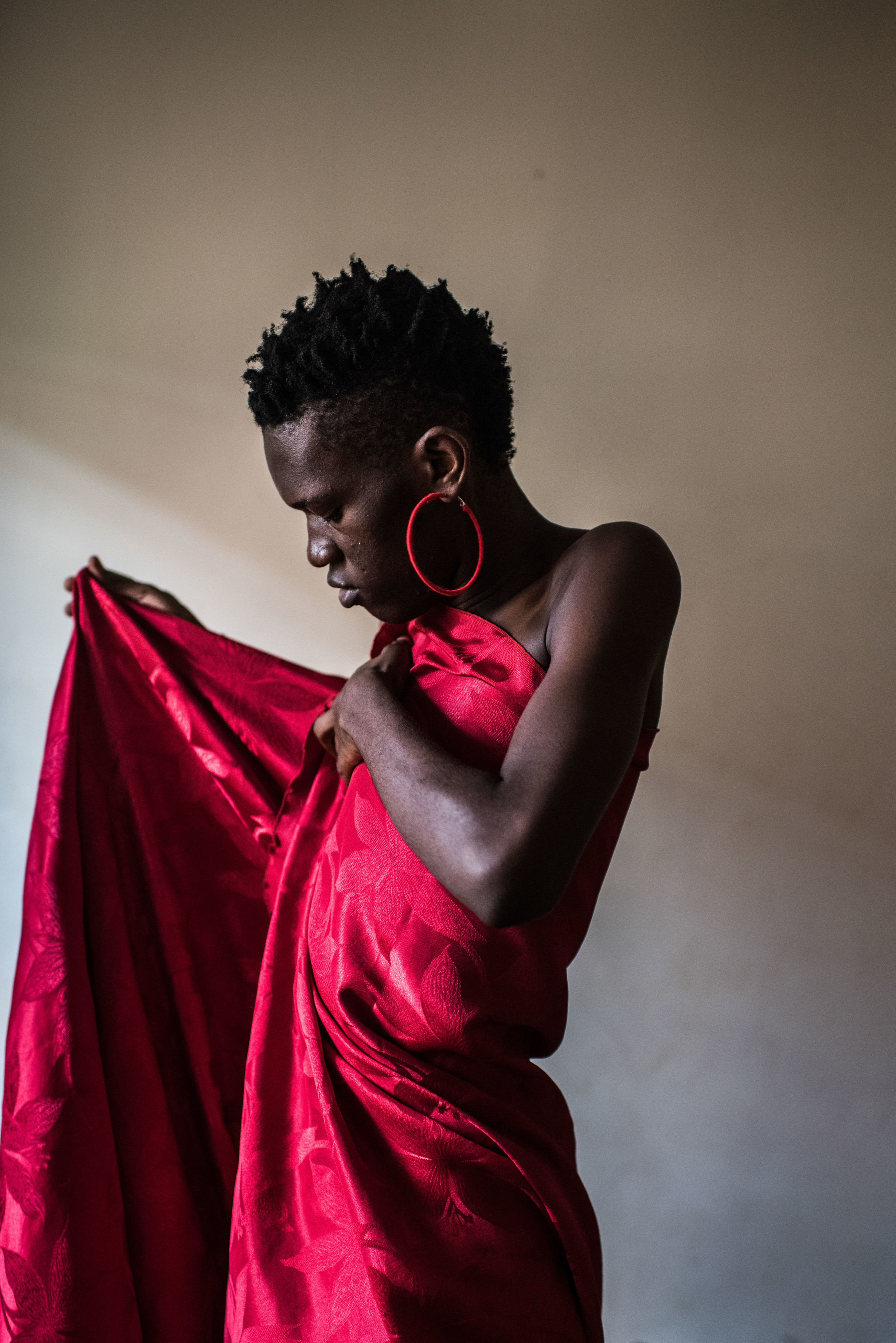 This member of the LGBT community in Kampala was part of the Miss Pride contest last year, but was stigmatised by family members.