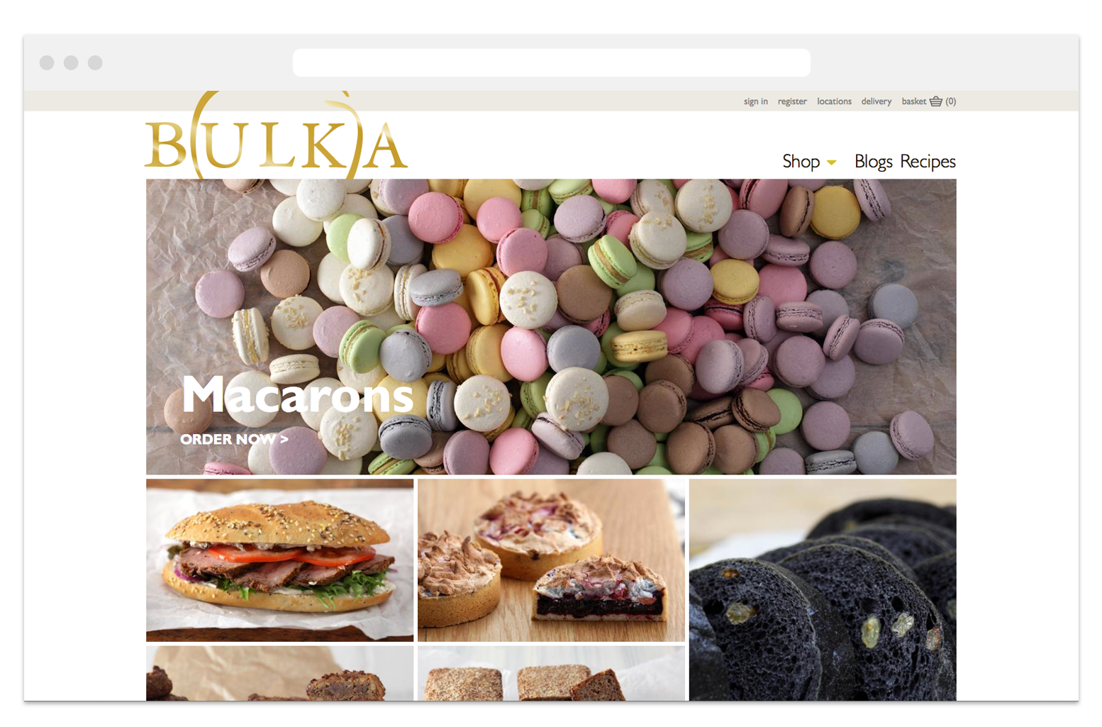 Bulka's first eCommerce website VIEW CASE STUDY >
