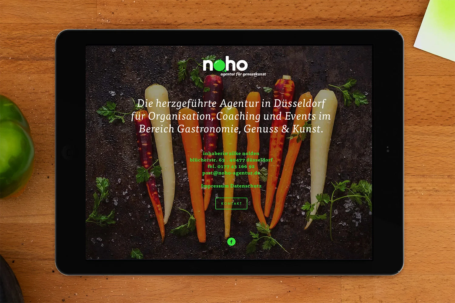 noho Webvisitenkarte