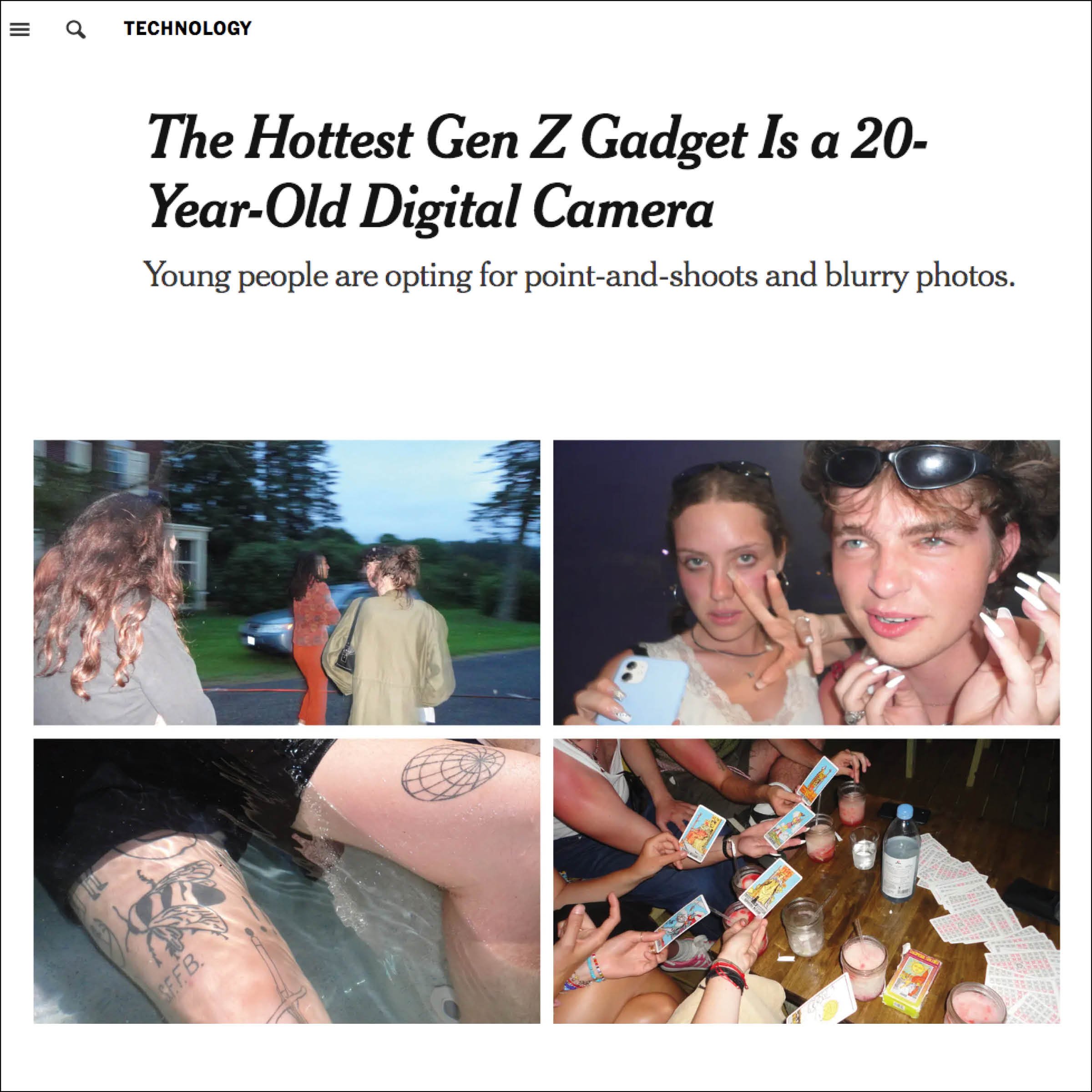 The hottest Gen Z gadget is a 20-year-old digital camera