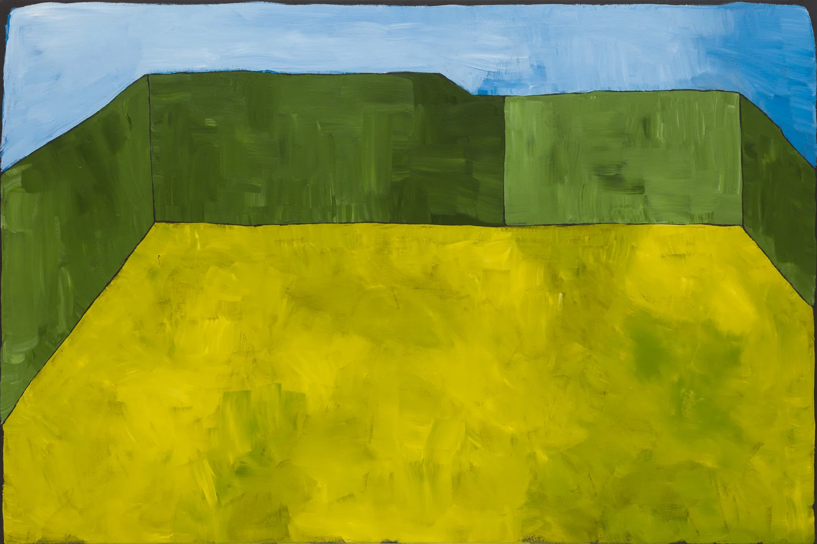 familiar and strange, 2019, acrylic on canvas, 81 x 122cm. Photo by Docqment