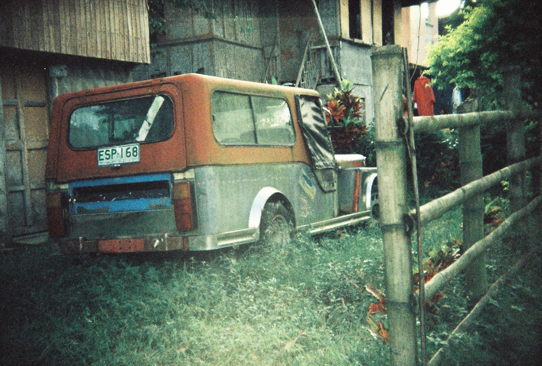When I don't think, I end up taking photos of random things like our neighbor's old jeep