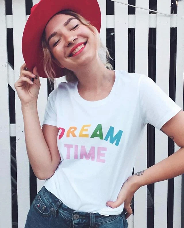Guess what!! They&rsquo;re back in stock 🌈🌟💥 I finally have the iconic @arkiethelabel Dreamtime tees back and better than ever. New and improved Unisex fit with a bold and high quality screen print finish. Available online in limited numbers now ?