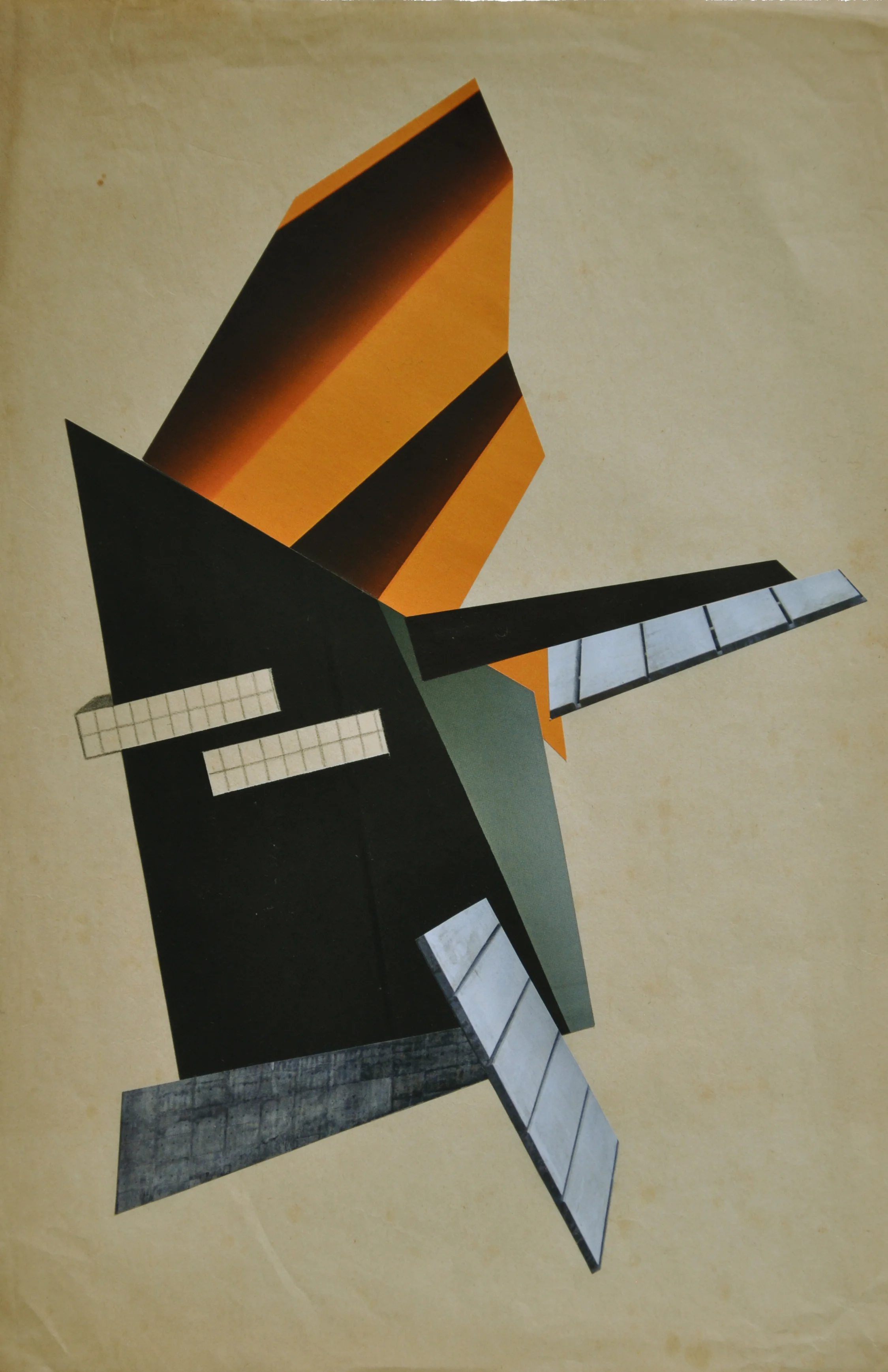   fabbriche 2015  collage on paper 30x21cm 