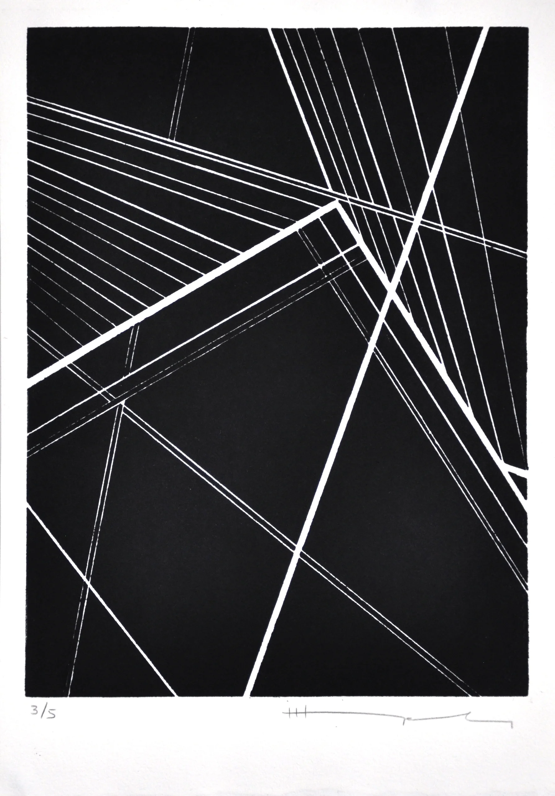   angoli, 2015  linocut 18.5 × 25 cm edition 5 