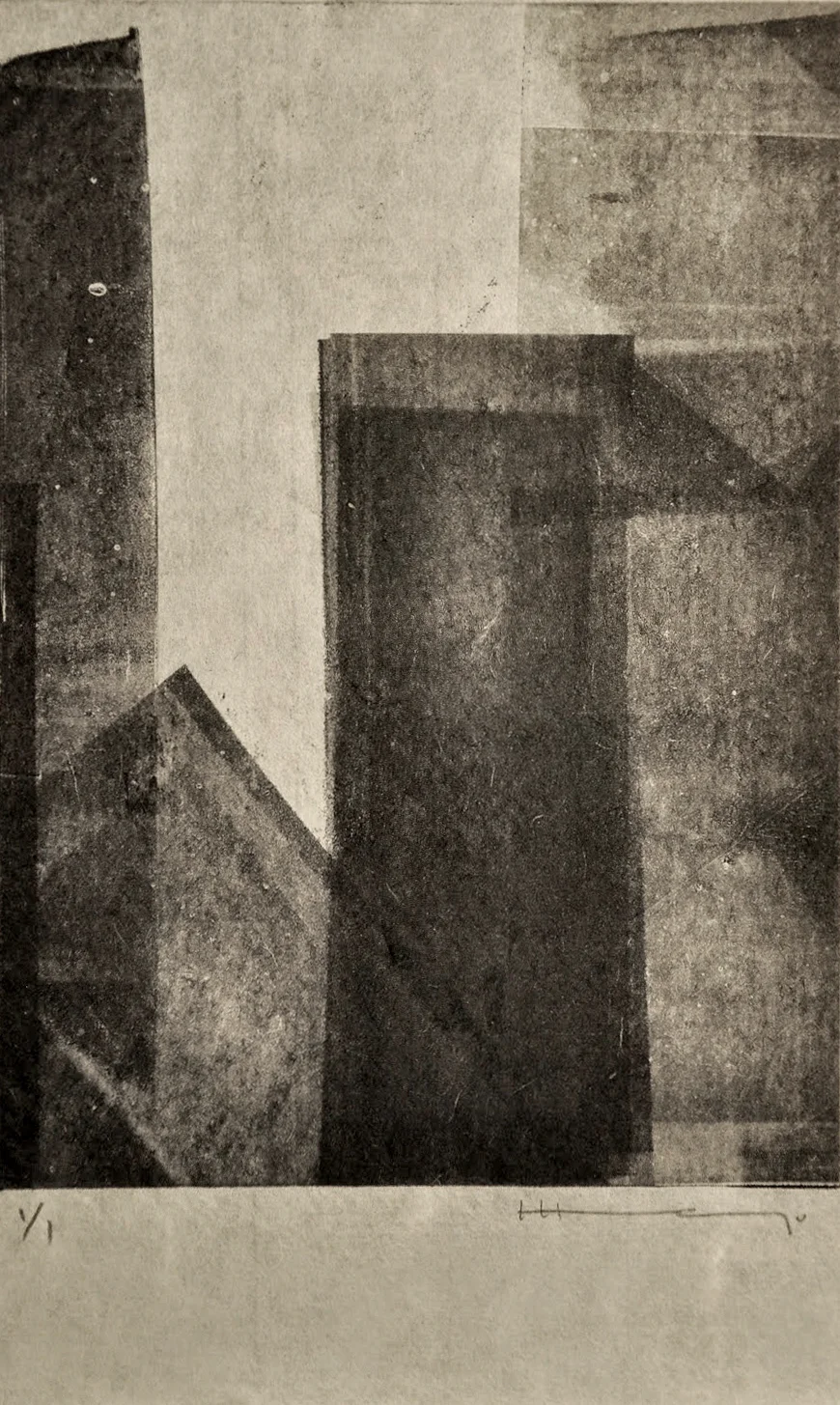   untitled 2014  monotype on rice paper 20.8x14.8cm 