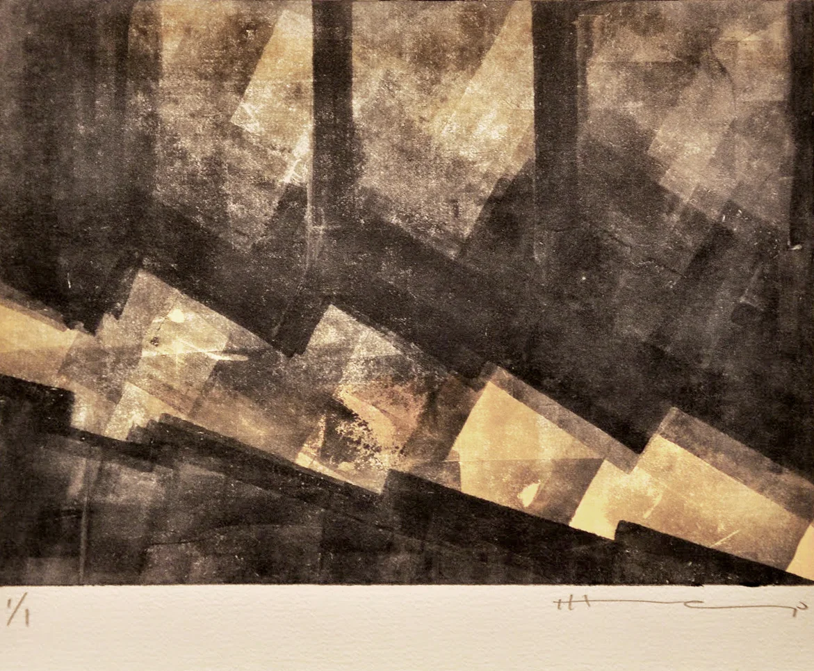   untitled 2015  monotype on rice paper 20.8x14.8cm 