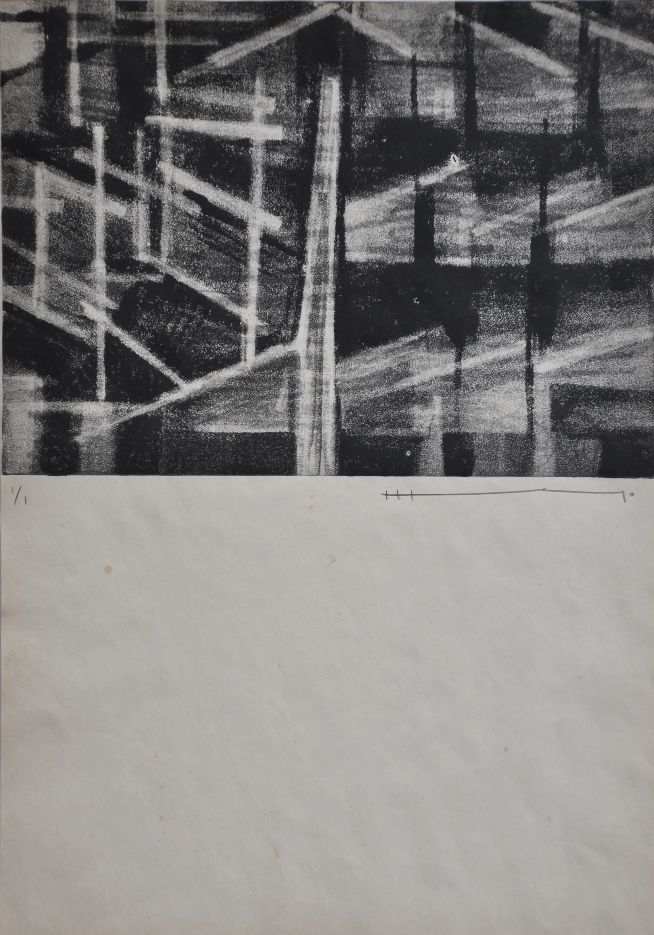 industria 2015, monotype on rice paper, 30x21cm