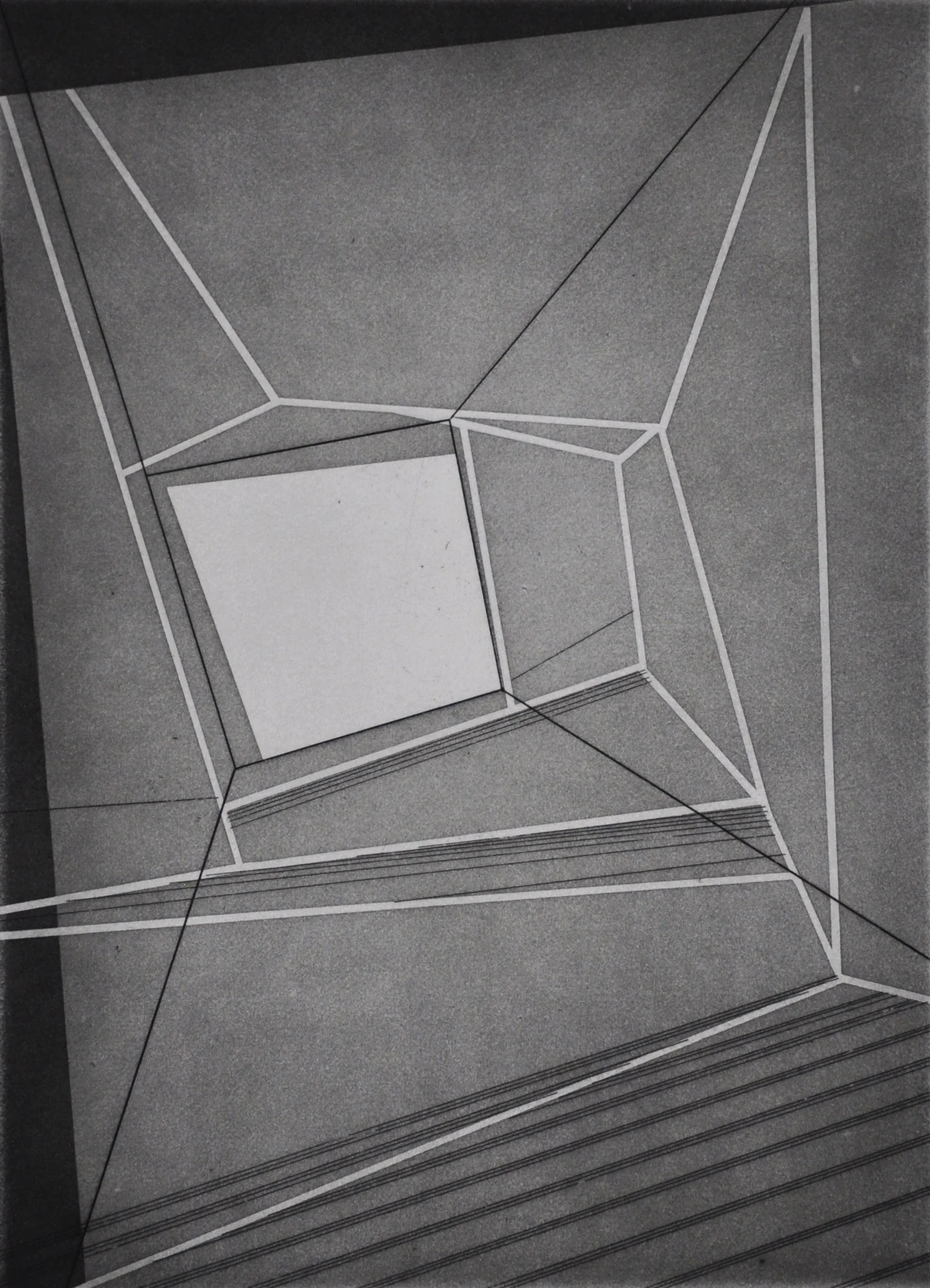   cubi II, 2015  acquaforte/acquatinta 19 x 26.5 cm edition 6 