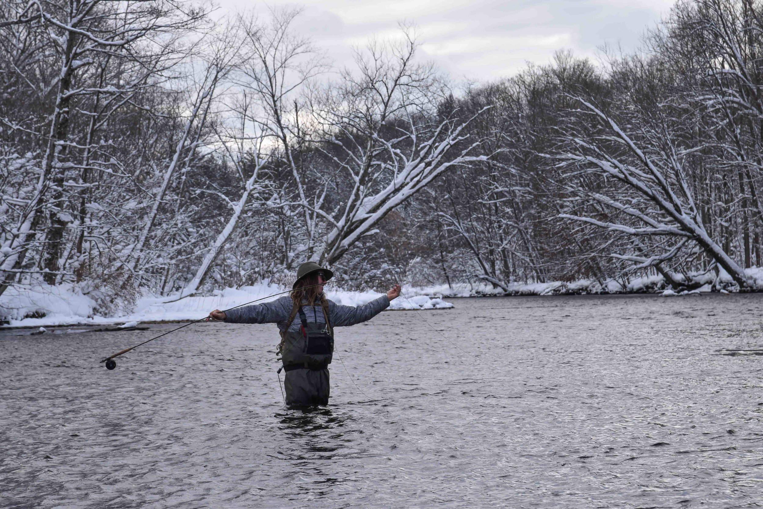 Guide Ice, Salmon River, New York