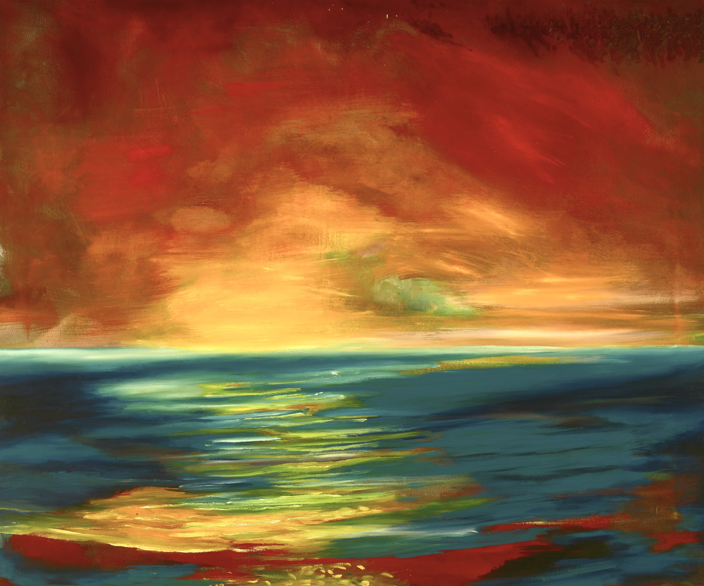 Blue and Orange.