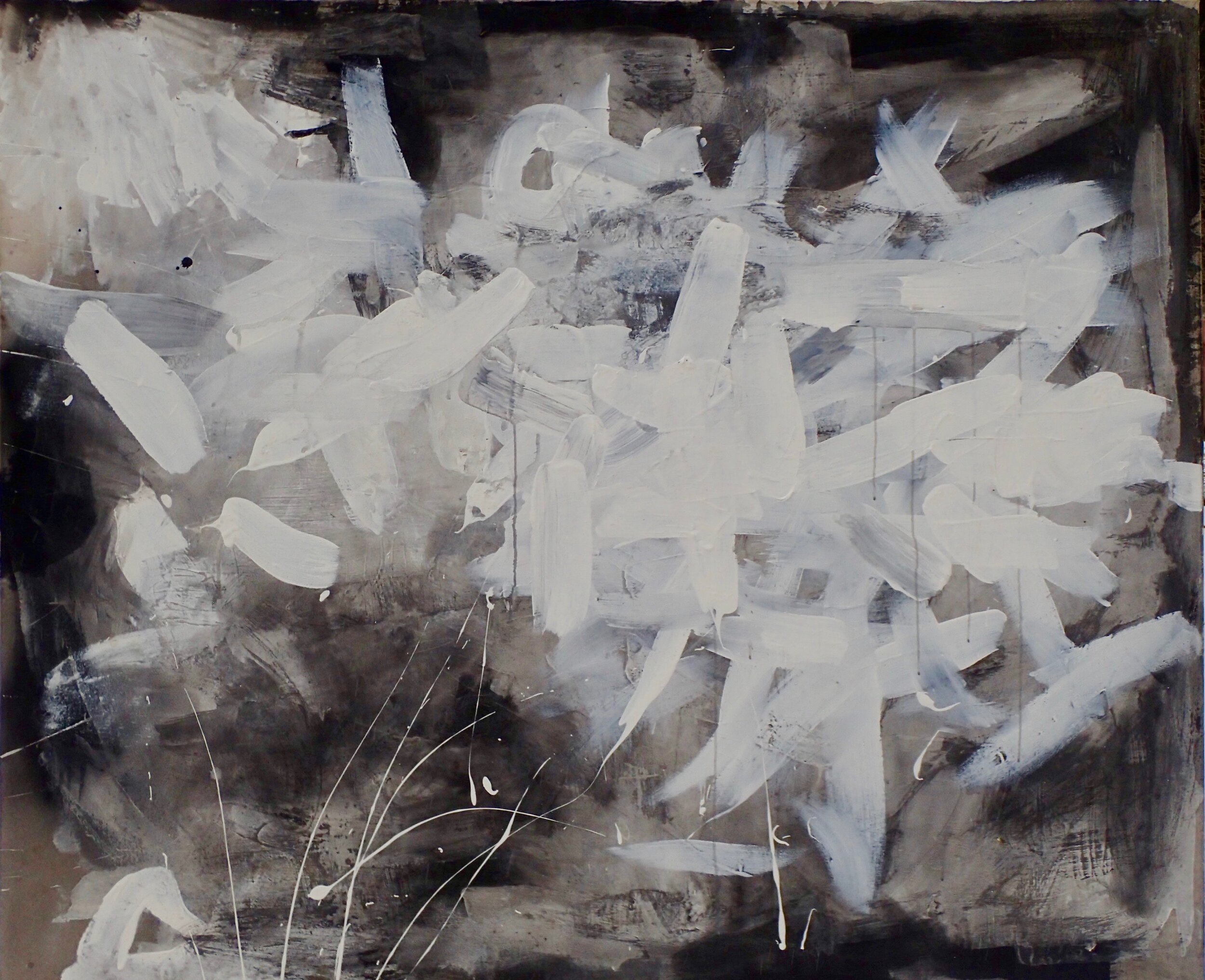 Sarah Myers. Untitled White Abstract Series 2.#2.