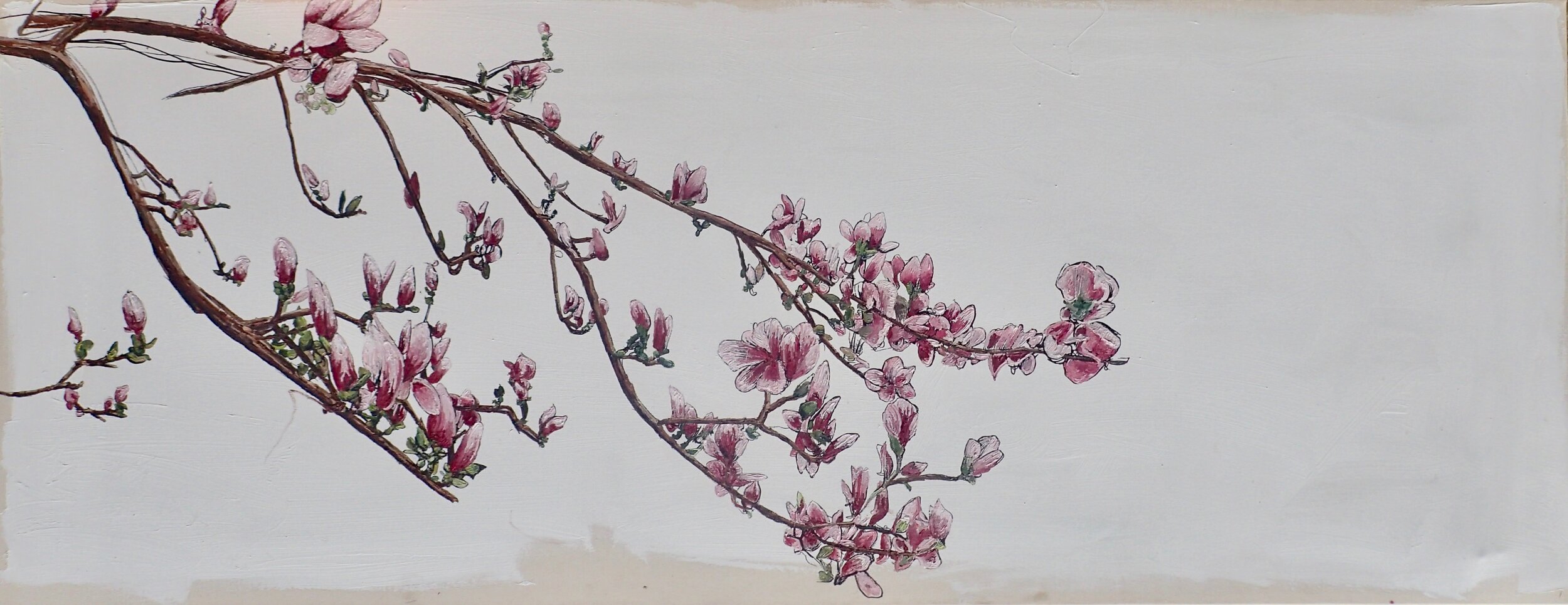 511 Bryant st. 28 x 72 in. Oil on Canvas. 2020.