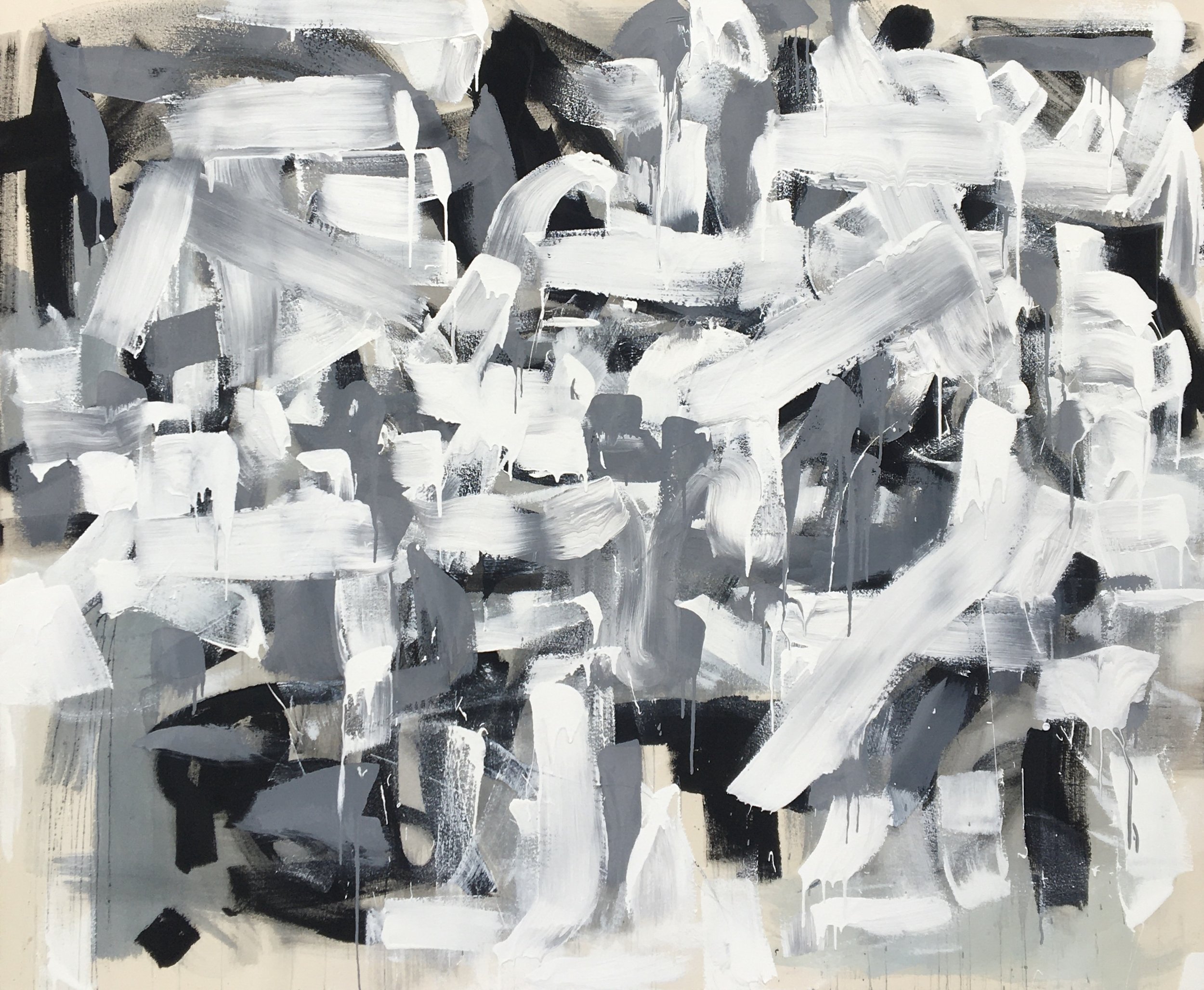 Untitled White Abstract Series 2. #4.