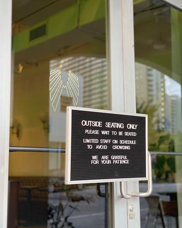 We are open. We will not be posting or reposting any photos of food or drink this week, with respect to #blacklivesmatter. Instead we will be taking this time to reflect on how we can improve as an organization, making sure that our black employees a